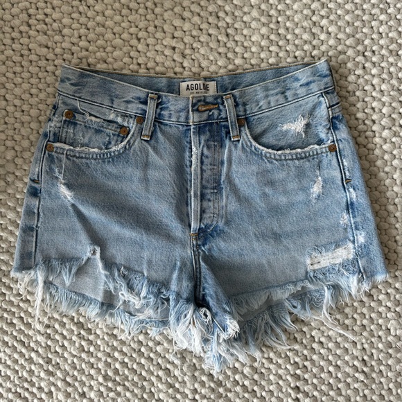AGOLDE Parker Denim Shorts - Women’s Size 25 - Picture 2 of 4